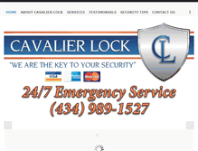 Tablet Screenshot of cavalierlock.com